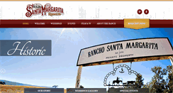 Desktop Screenshot of historicsantamargaritaranch.com